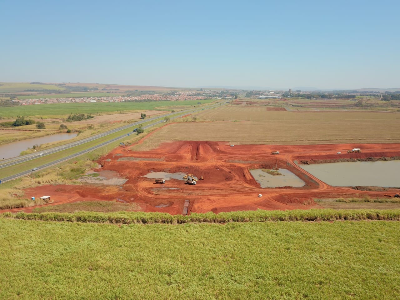 construção da Represa Santa Marina